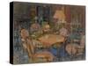 The Card Table, L'Eveche-Susan Ryder-Stretched Canvas