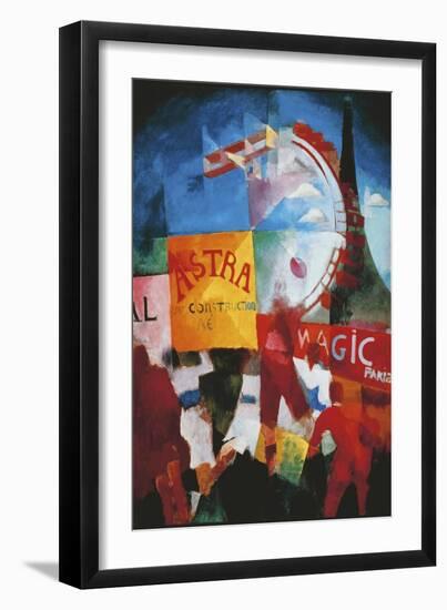 The Cardiff Team, 1912-13-Robert Delaunay-Framed Giclee Print