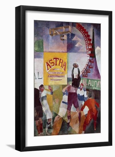 The Cardiff Team, 1912-13-Robert Delaunay-Framed Giclee Print