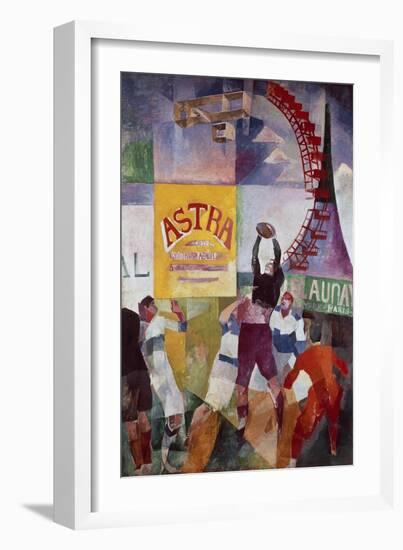 The Cardiff Team, 1912-13-Robert Delaunay-Framed Giclee Print