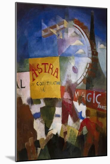 The Cardiff Team-Robert Delaunay-Mounted Art Print