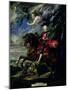 The Cardinal Infante Ferdinand at the Battle of Nordlingen, c.1634-Peter Paul Rubens-Mounted Giclee Print