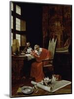 The Cardinal's Leisure-Charles Edouard Delort-Mounted Giclee Print