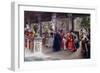 The Cardinal Visits; La Vista Del Cardinal-Jose Gallegos Arnosa-Framed Giclee Print