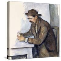 The Cardplayer, 1890-1892-Paul Cézanne-Stretched Canvas