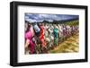 The Cardrona Bra Fence (Bradrona) supporting breast cancer, Otago, South Island, New Zealand-Russ Bishop-Framed Photographic Print