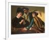 The Cardsharps-Caravaggio-Framed Giclee Print