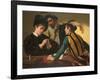 The Cardsharps-Caravaggio-Framed Giclee Print