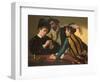 The Cardsharps-Caravaggio-Framed Giclee Print