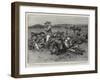 The Care of Horses in South Africa, Fagged Out on a Forced March-Frank Dadd-Framed Giclee Print