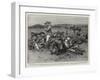The Care of Horses in South Africa, Fagged Out on a Forced March-Frank Dadd-Framed Giclee Print