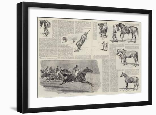 The Career of a Racehorse-John Charlton-Framed Premium Giclee Print