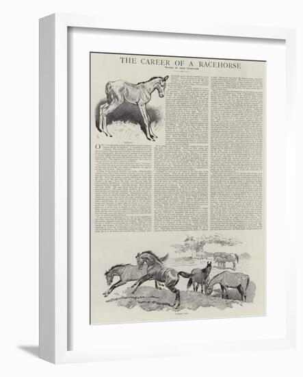 The Career of a Recehorse-John Charlton-Framed Giclee Print