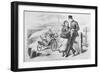 The Careless Nursemaid Political Cartoon-null-Framed Giclee Print