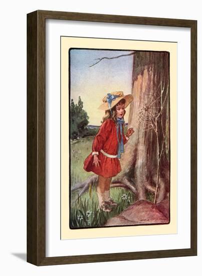 The Careless Spider-George Reiter Brill-Framed Art Print