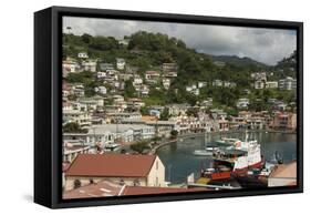 The Carenage (The Old Harbour)-Tony-Framed Stretched Canvas