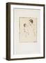 The Caress, C. 1891-Mary Cassatt-Framed Giclee Print