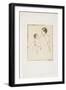 The Caress, C. 1891-Mary Cassatt-Framed Giclee Print