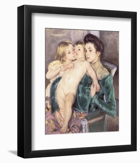 The Caress-Mary Cassatt-Framed Premium Giclee Print