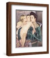 The Caress-Mary Cassatt-Framed Premium Giclee Print