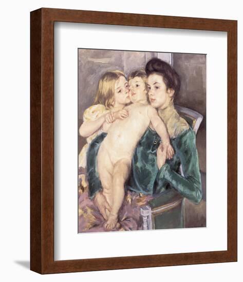 The Caress-Mary Cassatt-Framed Premium Giclee Print