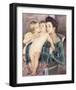 The Caress-Mary Cassatt-Framed Premium Giclee Print