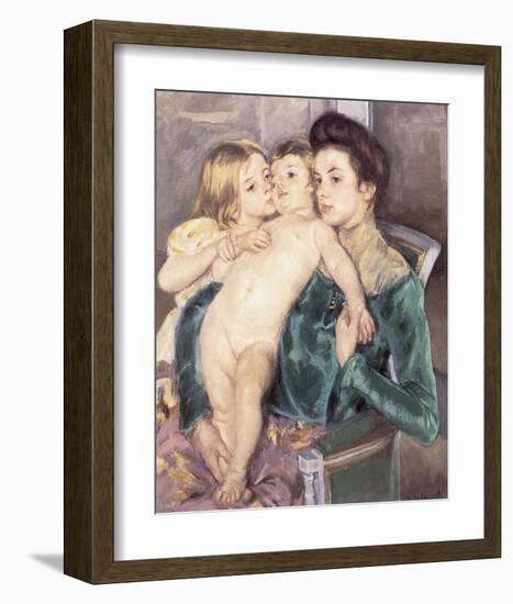 The Caress-Mary Cassatt-Framed Premium Giclee Print