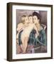 The Caress-Mary Cassatt-Framed Premium Giclee Print