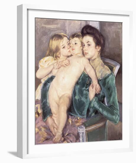 The Caress-Mary Cassatt-Framed Premium Giclee Print