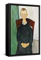 The Caretaker's Son, 1918-Amedeo Modigliani-Framed Stretched Canvas