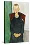 The Caretaker's Son, 1918-Amedeo Modigliani-Stretched Canvas