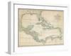 The Caribbean with the West Indies and the Coasts of the United States and the Spanish Possessions-John Blair-Framed Photographic Print