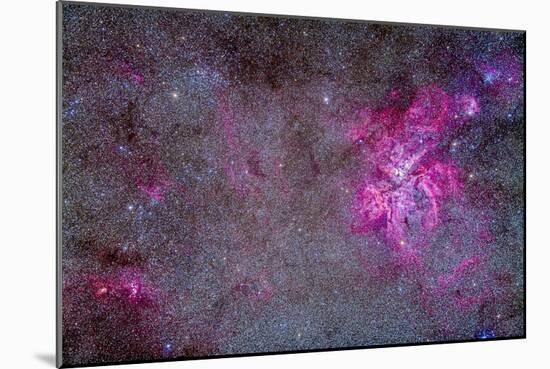 The Carina Nebula and Surrounding Clusters-Stocktrek Images-Mounted Photographic Print