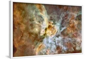 The Carina Nebula: Star Birth in the Extreme Space Photo Art Poster Print-null-Framed Poster