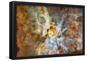 The Carina Nebula: Star Birth in the Extreme Space Photo Art Poster Print-null-Framed Poster