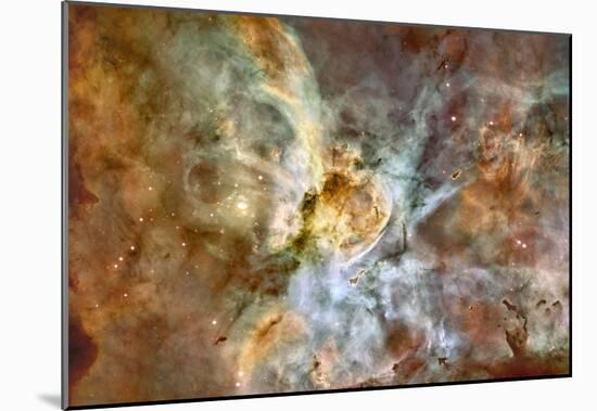 The Carina Nebula: Star Birth in the Extreme Space Photo Art Poster Print-null-Mounted Poster