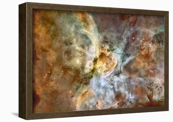 The Carina Nebula: Star Birth in the Extreme Space Photo Art Poster Print-null-Framed Poster