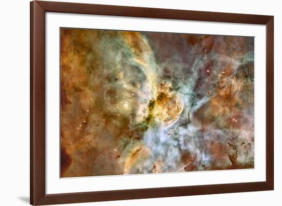 The Carina Nebula: Star Birth in the Extreme Space-null-Framed Photo