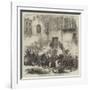 The Carlist Rising in Spain, Attack on the Governor's House at Burgos-null-Framed Giclee Print