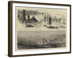 The Carlist War in Spain, the Fighting Round Bilbao-null-Framed Giclee Print