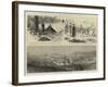 The Carlist War in Spain, the Fighting Round Bilbao-null-Framed Giclee Print