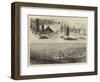 The Carlist War in Spain, the Fighting Round Bilbao-null-Framed Giclee Print