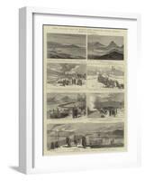 The Carlist War in Spain, the Fighting Round Bilbao-null-Framed Giclee Print