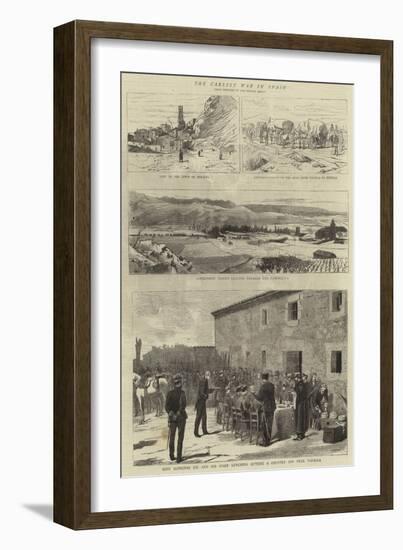 The Carlist War in Spain-null-Framed Giclee Print