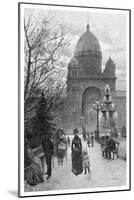 The Carlton Gardens, Melbourne, 1886-WJ Smedley-Mounted Giclee Print