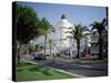 The Carlton Hotel, Viewed from the Croisette, Cannes, Provence, France-Ruth Tomlinson-Stretched Canvas