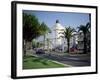 The Carlton Hotel, Viewed from the Croisette, Cannes, Provence, France-Ruth Tomlinson-Framed Photographic Print