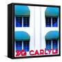 The Carlyle, Miami-Tosh-Framed Stretched Canvas