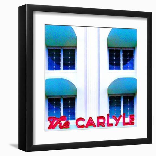 The Carlyle, Miami-Tosh-Framed Art Print