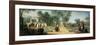 The Carmelite Nuns in the Garden, 18th Century-Charles Guillot-Framed Giclee Print